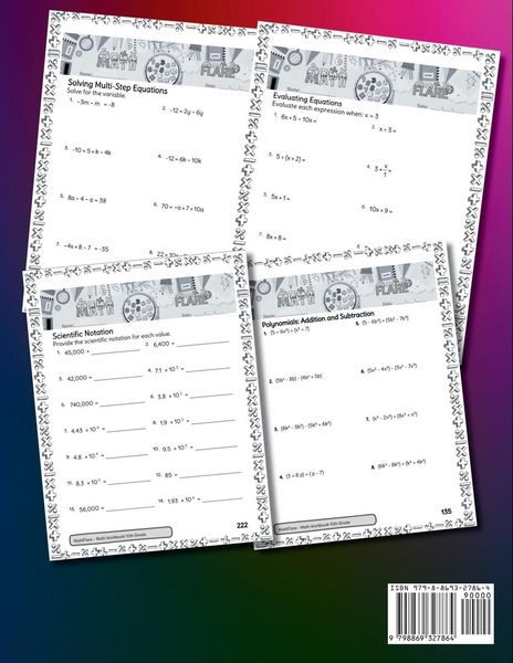 Produktbild: MathFlare - Math Workbook 10th Grade