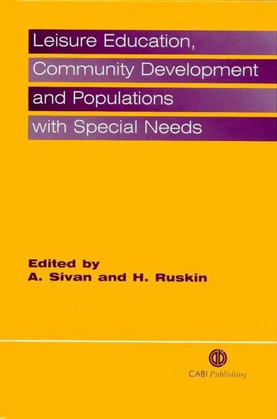 Produktbild: Leisure Education, Community Development and Populations with Special Needs