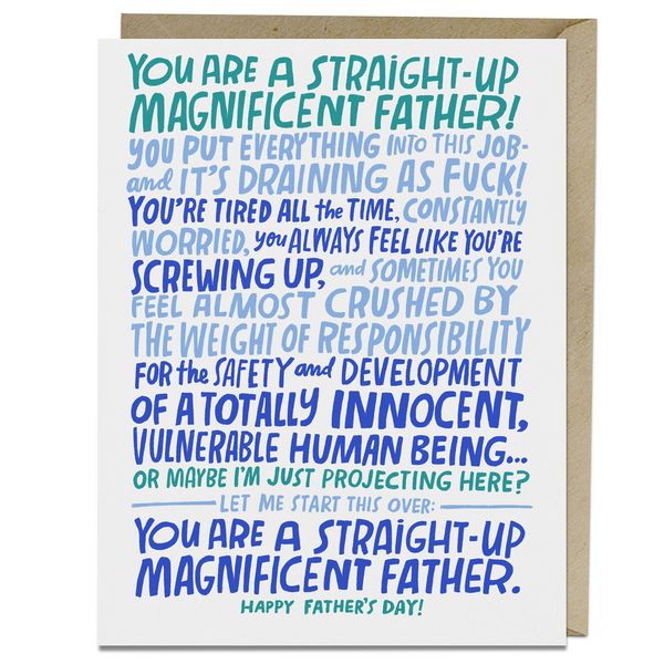 Produktbild: 6-Pack Em & Friends Magnificent Father Card