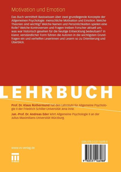 Produktbild: Motivation und Emotion