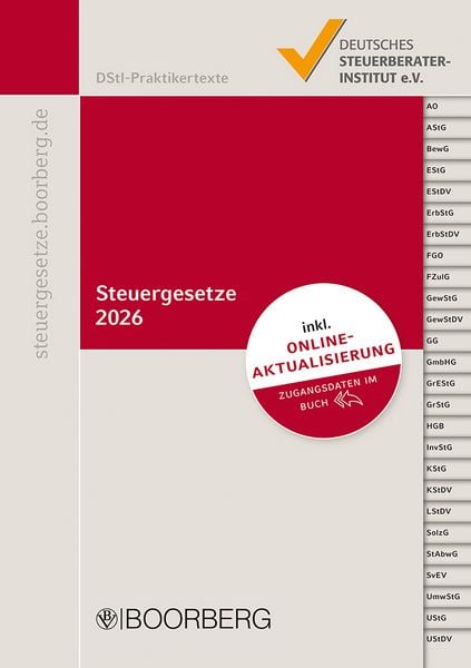 Steuergesetze 2026, Taschenbuch von , Richard Boorberg Verlag, 978-3-415-07818-5