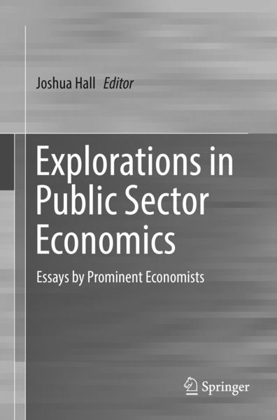 Produktbild: Explorations in Public Sector Economics