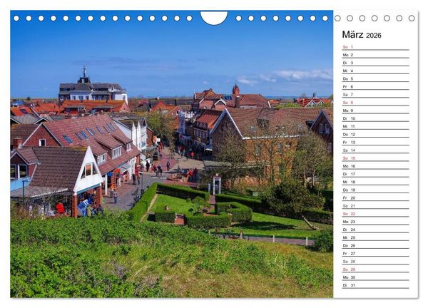 Produktbild: Langeoog - Sch&ouml;nste Insel Ostfrieslands (Wandkalender 2026 DIN A4 quer), CALVENDO Monatskalender