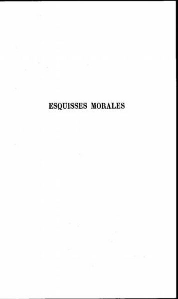 Produktbild: Esquisses morales