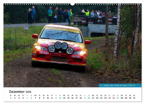 Produktbild: Lausitz-Rallye Kalender (Wandkalender 2026 DIN A2 quer), CALVENDO Monatskalender