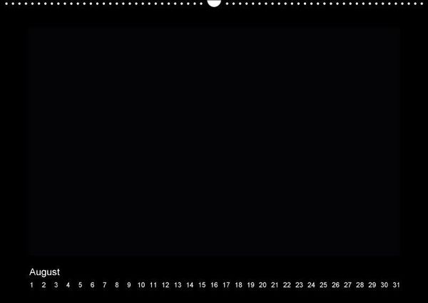 Produktbild: Geburtstags - Bastelkalender - Schwarz (Wandkalender immerw&auml;hrend DIN A2 quer)