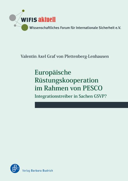 Produktbild: Europ&auml;ische R&uuml;stungskooperation im Rahmen von PESCO