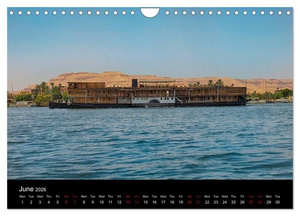 Produktbild: On the trail of the ancient Egypt (Wall Calendar 2026 DIN A4 landscape), CALVENDO 12 Month Wall Calendar