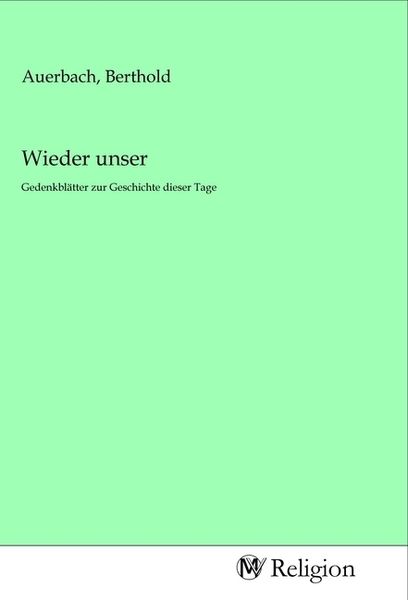 Produktbild: Wieder unser
