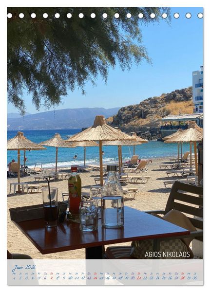 Produktbild: KRETA SONNENINSEL DER G&Ouml;TTER (Tischkalender 2026 DIN A5 hoch), CALVENDO Monatskalender