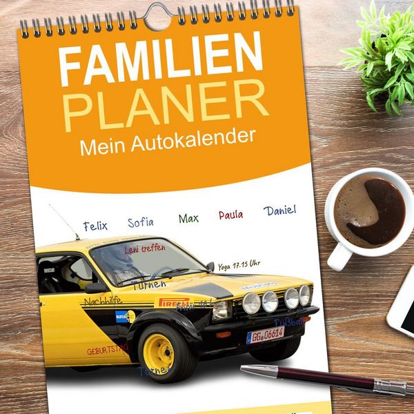 Produktbild: Familienplaner 2026 - Mein Autokalender mit 5 Spalten (Wandkalender, 21 x 45 cm) CALVENDO