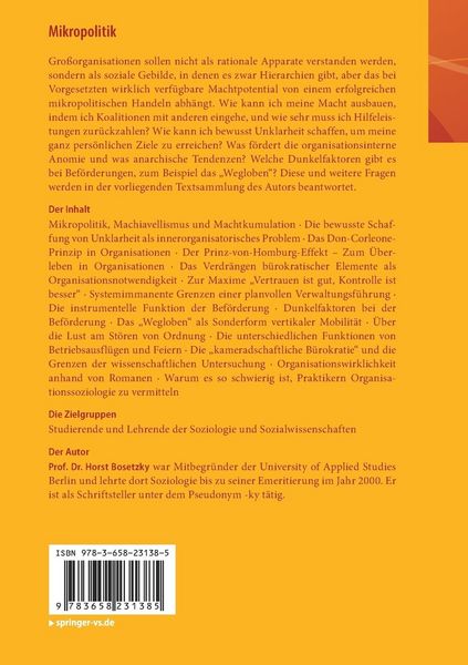 Produktbild: Mikropolitik