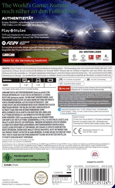 Produktbild: EA Sports FC 24 (Nintendo Switch)