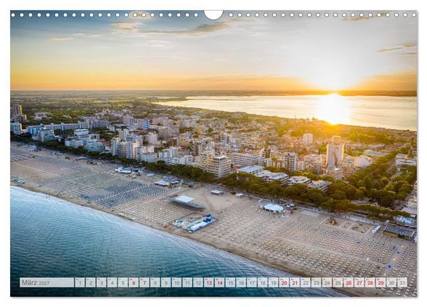 Produktbild: Lignano in Italien. Sommer Strand und Meer (Wandkalender 2027 DIN A3 quer), CALVENDO Monatskalender