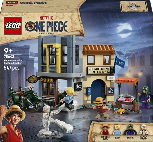 Produktbild: LEGO ONE PIECE 75642 Showdown mit Kapit&auml;n Smoker, Spielzeug ab 9 Jahren