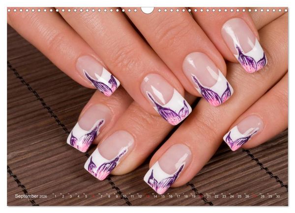 Produktbild: Verg&auml;ngliche Kunst - Nailart Episode 1 (Wandkalender 2026 DIN A3 quer), CALVENDO Monatskalender