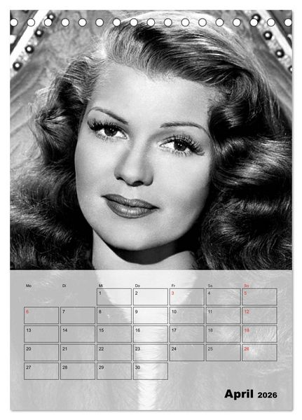 Produktbild: Filmstars der goldenen Leinwandjahre (Tischkalender 2026 DIN A5 hoch), CALVENDO Monatskalender
