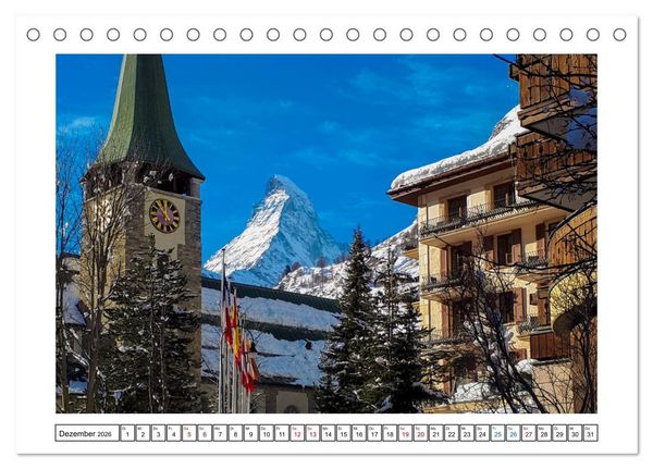 Produktbild: Alpenartig (Tischkalender 2026 DIN A5 quer), CALVENDO Monatskalender