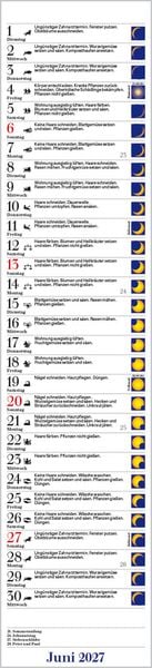 Produktbild: Mond-Langplaner 2027
