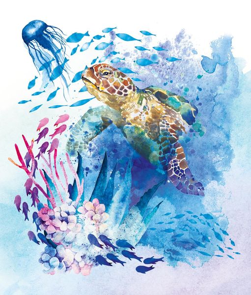 Produktbild: Malbuch Inside Out: Watercolor Tiere