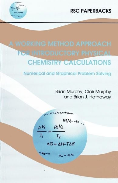 Produktbild: Working Method Approach for Introductory Physical Chemistry Calculations