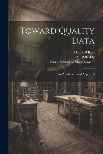 Produktbild: Toward Quality Data