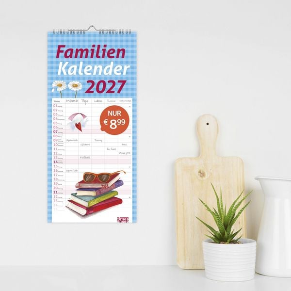 Produktbild: times&more Schaffner Familienplaner 2027