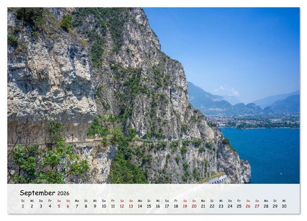 Produktbild: Riva del Garda - Am Gardasee ganz im Norden (Wandkalender 2026 DIN A3 quer), CALVENDO Monatskalender
