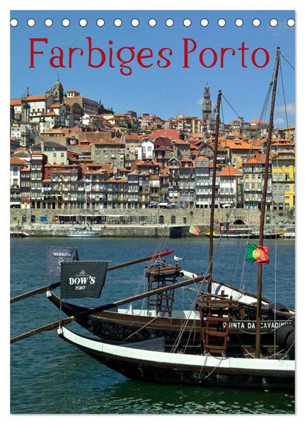 Produktbild: Farbiges Porto (Tischkalender 2026 DIN A5 hoch), CALVENDO Monatskalender