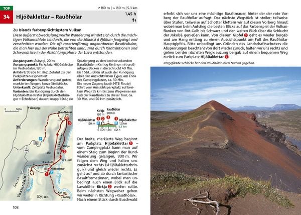 Produktbild: ROTHER Wanderf&uuml;hrer Island. 66 Touren auf der Insel aus Feuer und Eis &ndash; zu Wasserf&auml;llen, Gletschern und Vulkanen