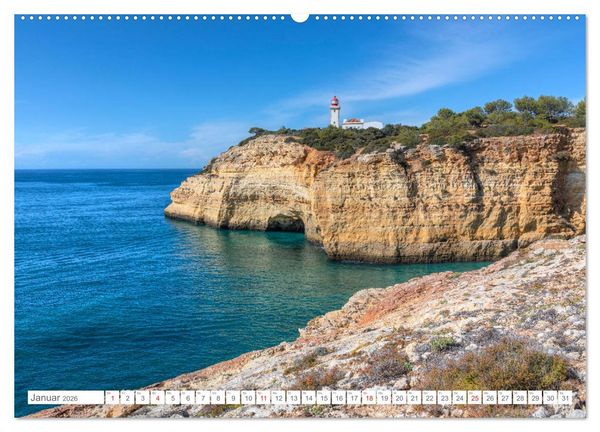 Produktbild: Portugal, der bunte S&uuml;den Europas (hochwertiger Premium Wandkalender 2026 DIN A2 quer), Kunstdruck in Hochglanz