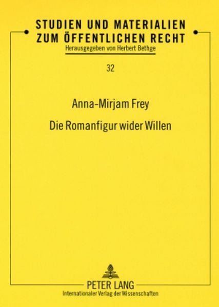 Produktbild: Die Romanfigur wider Willen