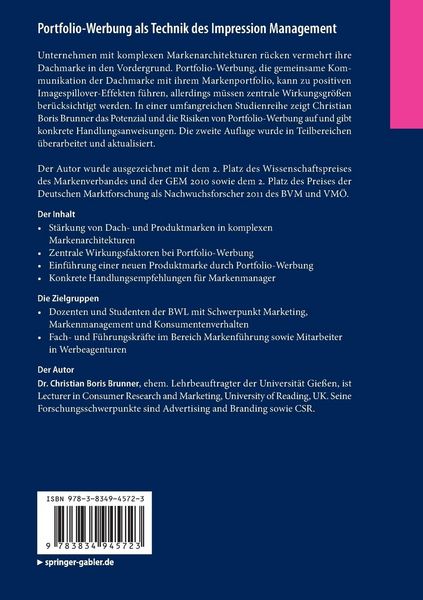 Produktbild: Portfolio-Werbung als Technik des Impression Management
