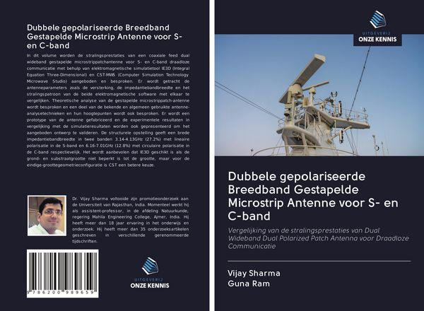 Produktbild: Dubbele gepolariseerde Breedband Gestapelde Microstrip Antenne voor S- en C-band