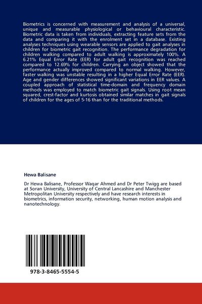 Produktbild: Human Gait Analysis using Wearable Sensors
