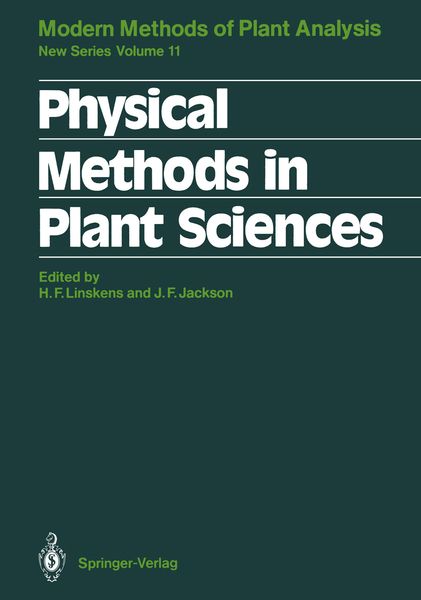 Produktbild: Physical Methods in Plant Sciences