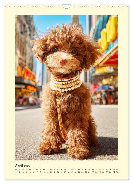 Produktbild: Pudelzauber. Flauschige Hunde f&uuml;r Herz und Seele (Wandkalender 2027 DIN A3 hoch), CALVENDO Monatskalender
