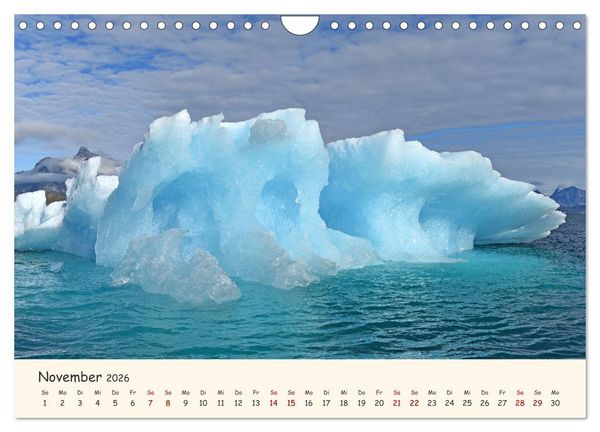 Produktbild: Gr&ouml;nland Faszinierend atemberaubend grandios (Wandkalender 2026 DIN A4 quer), CALVENDO Monatskalender