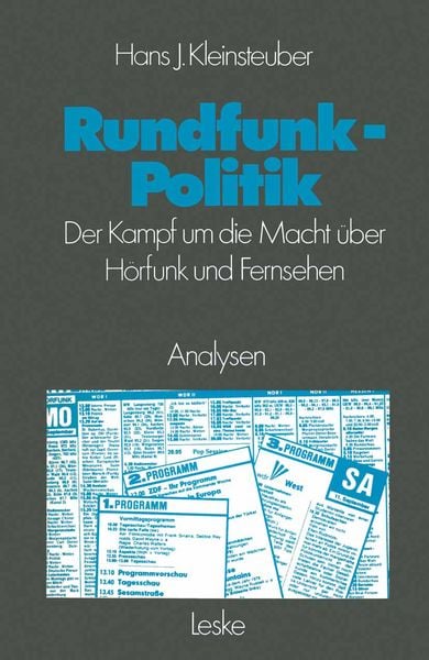 Produktbild: Rundfunkpolitik in der Bundesrepublik