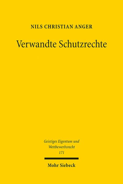Produktbild: Anger, N: Verwandte Schutzrechte
