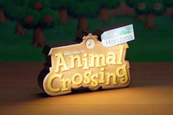 Animal Crossing Logo Leuchte