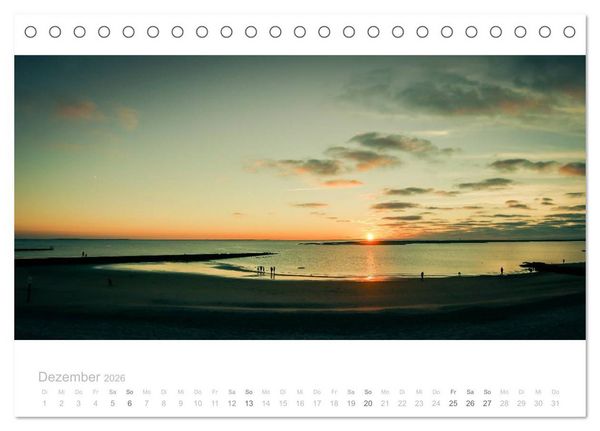 Produktbild: Einfach Borkum (Tischkalender 2026 DIN A5 quer), CALVENDO Monatskalender
