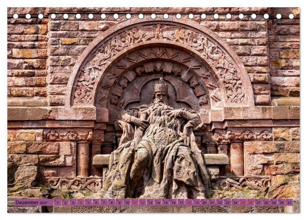 Produktbild: Bad Frankenhausen - Kyffh&auml;user in Th&uuml;ringen (Tischkalender 2027 DIN A5 quer), CALVENDO Monatskalender
