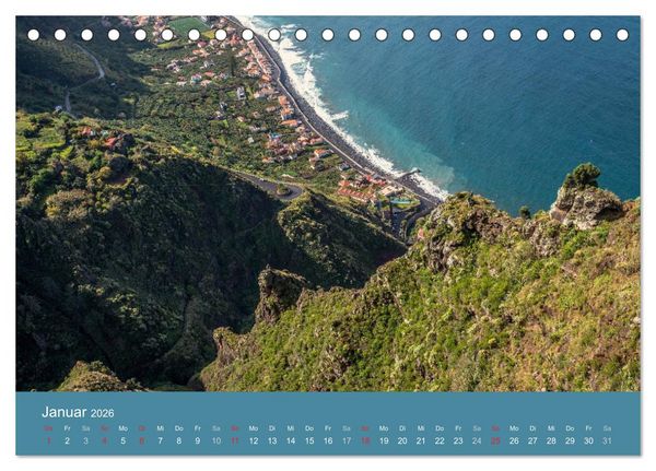 Produktbild: Zauberhaftes Madeira (Tischkalender 2026 DIN A5 quer), CALVENDO Monatskalender