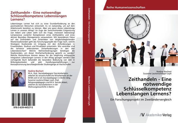 Produktbild: Zeithandeln - Eine notwendige Schl&uuml;sselkompetenz Lebenslangen Lernens?