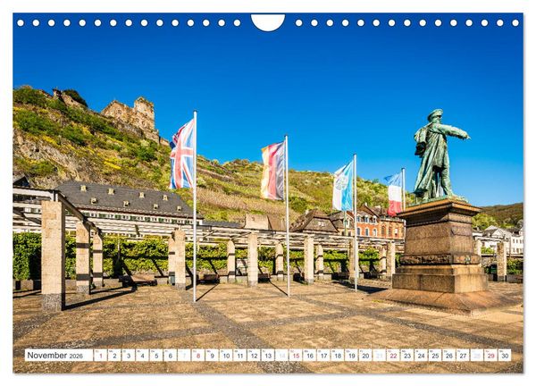 Produktbild: Kaub - Romantische Stadt am Rhein (Wandkalender 2026 DIN A4 quer), CALVENDO Monatskalender