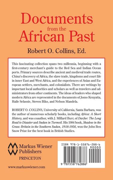 Produktbild: Documents from the African Past