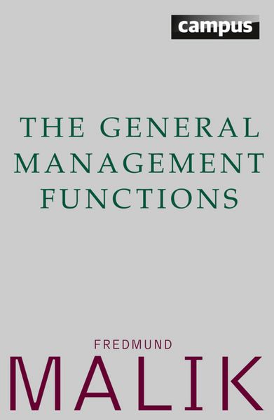 Produktbild: The General Management Functions