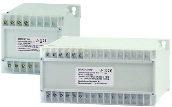 Produktbild: Camille Bauer CT 600 184565 Stromwandlermodul Prim&auml;rstrom 5 A Sekund&auml;rstrom 5 A Hutschienenmontage 1 St.