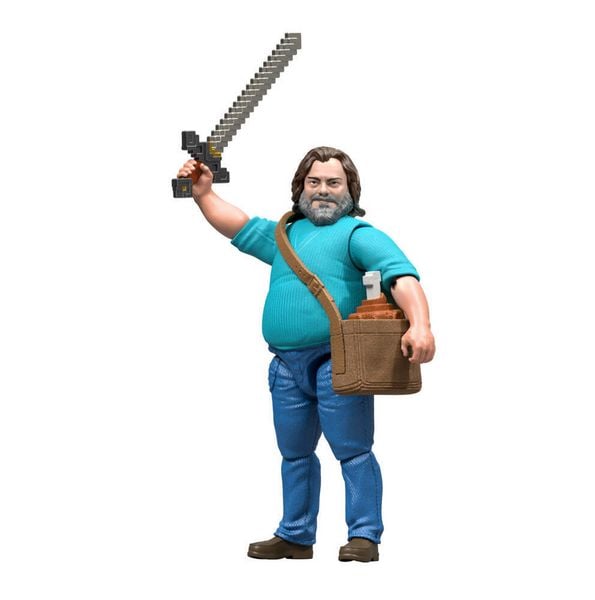 Produktbild: Minecraft Steve Actionfigur und Zubeh&ouml;r, 10 cm gro&szlig;es Spielset, inspiriert von Ein Minecraft Film&ldquo;
